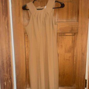 Calvin Klein Sleeveless Chestnut Midi Dress - Size 4